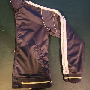 Kids Navy and White Track Jacket